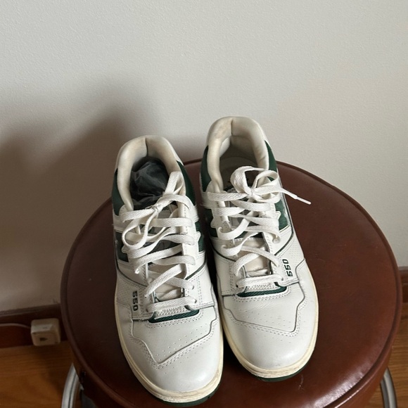 Aimee Leon Dore New Balance 550 Green/Cream - Picture 9 of 10
